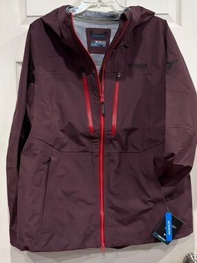 Columbia Sportswear Women's XL Titanium Platinum Peak II 3L Shell Ski Jacket NWT